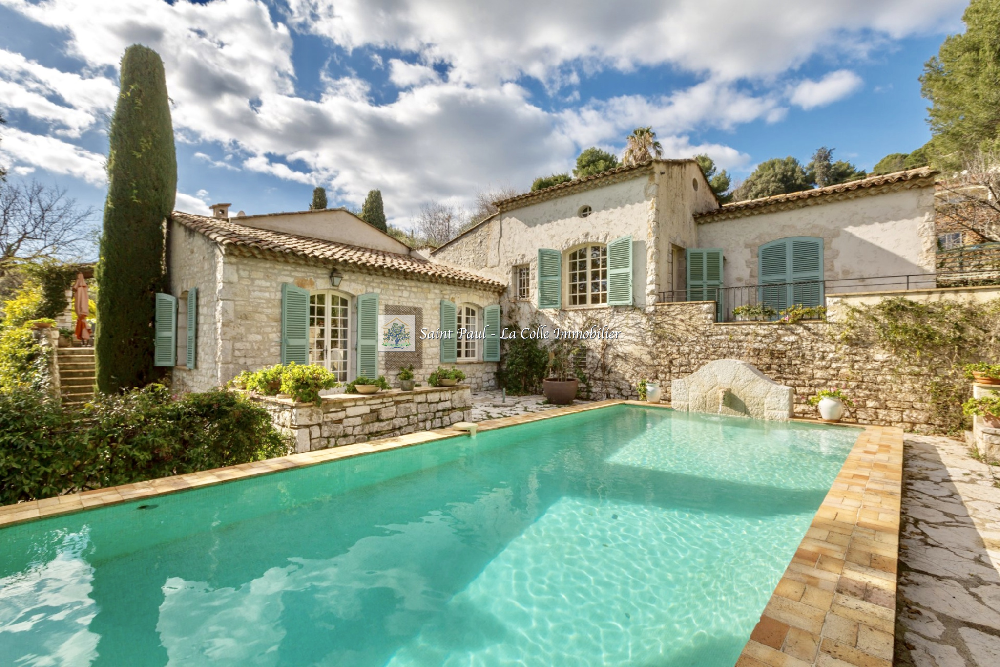 Vente VILLA SAINT PAUL DE VENCE VUE MER ET VILLAGE